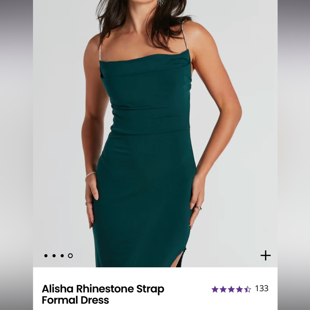 nwt 2 for 70 Windsor green ball/prom gown